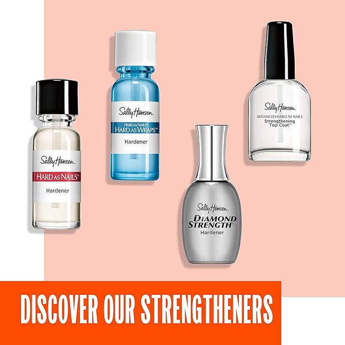 Sally Hansen Nail Treatment Nail Rehab™ Strengthener | Fortified with Jasmine, Rose & Vitamin E | Strengthens, Protects & Restores Damaged Nails