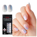 KISS Salon X-tend LED Gel Nail Kit Press On Nails, , 'Changed', Multicolor, Short Oval, 30 Fake Nails, Soft Gel Nail Glue 5 ml (0.16 US fl. oz.), Prep Pad, Manicure Stick, & Mini Nail File