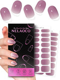 Nail Polish Strips – 32PCS UV Free Salon Quality Wraps, Long Lasting Gel Nail Stickers for Women (Blush Whisper)
