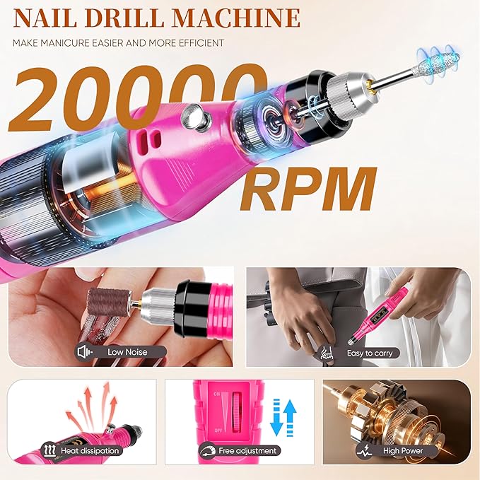 Nail Polish Kit with UV Light 25 Colors Gel Polish Starter Kit