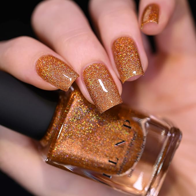 ILNP Uptown - Lively Burnt Orange Ultra Holo Nail Polish