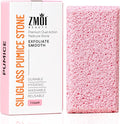 Siliglass Pumice Stone Callus Remover for Feet, Elbows, Hands, and Knees, Spain Made - 2 in 1 Pedicure Exfoliator and Scrubber for Rough, Hard Skin (1 Pack)
