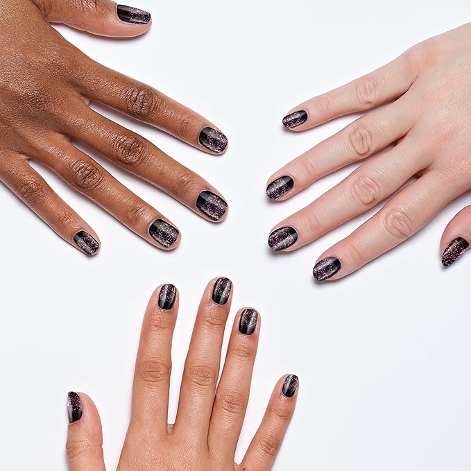 Sally Hansen Miracle Gel Nail Polish Special Effect Top Coat | Salon Quality, Gel-Like Formula, Two-Step System, No UV Light Needed, Long Lasting | 110 Celestial | Sheer Glittery White Nail Polish