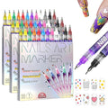 12 Colors Nails Art Pens Set,Upgrade Nails Art Markers with 0.5mm Fine Tip,Nails Art Markers Polish Pen for 3D Nails Art,Drawing Painting Liner Brush for DIY Nails Art Drawing Painting Tools(C-3 Sets)