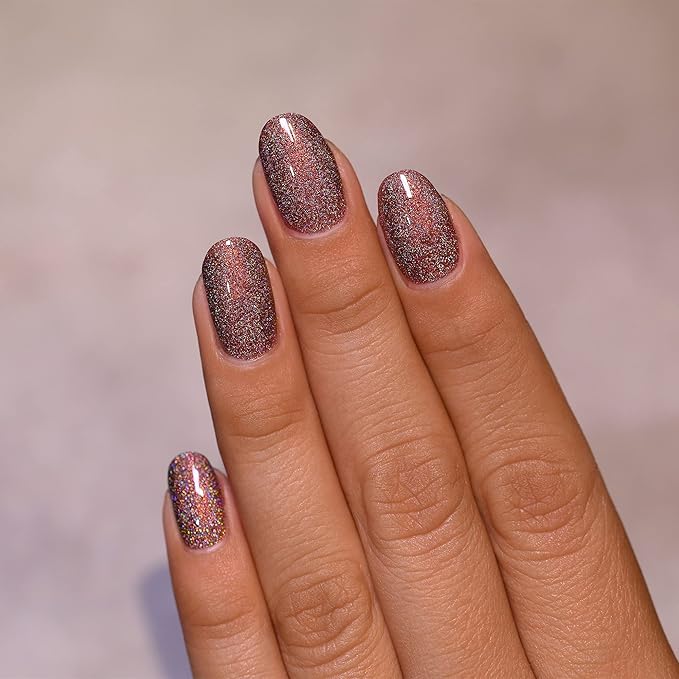 ILNP Brownstone - Luminous Warm Brown Ultra Holo Nail Polish