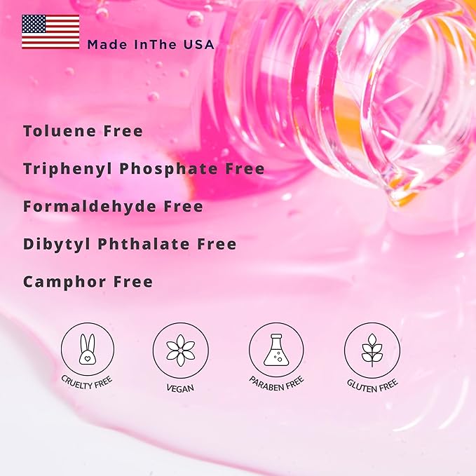 Perfect Formula My Favorite Top Coat - Ultra High Gloss Top Coat and Nail Strengthener - 0.6 Fl Oz, Made In The USA