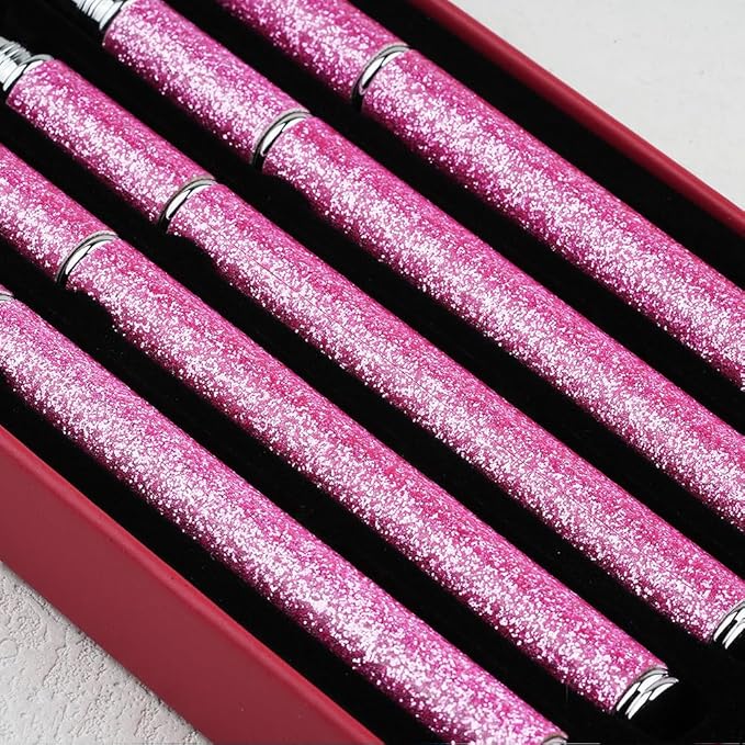 Nail Art Brushes Set Nail Art Design Pen Painting Tools with Nail Extension Gel Brush,Nail Polish Brush, Builder Nail Gel Brush, Nail Art Liner Brush for Salon Gift for Girls Women (Rose)