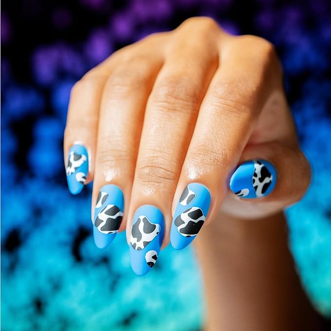 Artistic Colourluxe Press-On Tips - Kit Colourluxe Press-On Tips - Kits Nails - 30 Nails (Peek-A-Moo!, Kit)