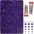 20100Pcs Purple Resin Rhinestones 2,3,4,5,6mm Flatback for Bedazzling Crafting Crafts Clothing Clothes Fabric Shoes Nail Art, Dark Purple Flat Back Gems Diamonds Bedazzled Jewels Crystals Gemstones