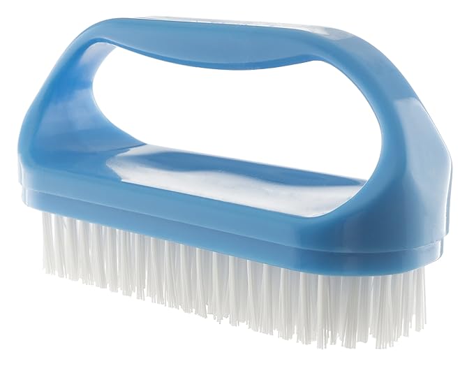 Konex Perfect-Grip Large Hand and Fingernail Brush. Hand Scrub Brush and Under Nail Cleaner. Best in Class Grip Finger Nail Brush to Clean Under Nails 4" X 2-1/4" X 1-1/2" (Pack of 3)