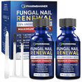 Toenail Fungus Treatment Extra Strength: 25% Undecylenic Acid Toe & Fingernail Fungus Renewal - Nail Fungus Treatment Kit with Brush & File - For Ingrown Nails & Discoloration