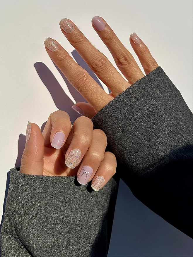 Semi Cured Gel Nail Strips (Lady Lilac)
