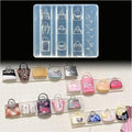 3D Handbag Gel Nail Art Mold Arts Resin Clutch Molds for Accessories Supplies Bags Silicone Tools Nails Style