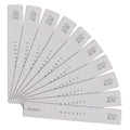 Makartt Nail File: 80/80 Grit Emery Boards for Nails, 10pcs Professional Washable Doubled Sides Coarse Toenail Filer Heavy Duty for Acrylic and Extension Gel Removal, Pedicure Manicure Tools