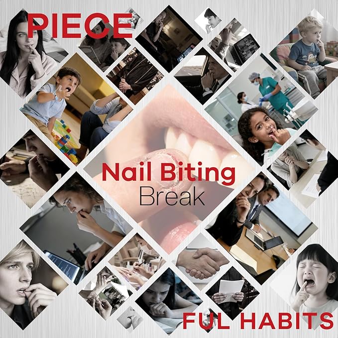 2-in-1 Stop Nail Biting Treatment Kit: Extra Bitter Polish to Deter Biting & Professional Nail File to Smooth Jagged Edges Complete Solution to Remove Biting Triggers for Kids & Adults
