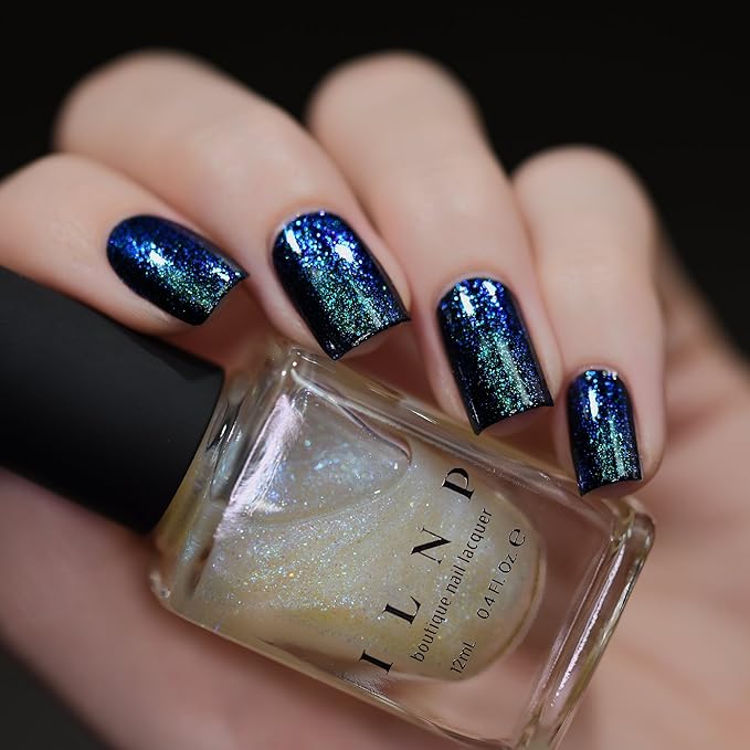 ILNP Raven - Vivid Teal, Purple, Blue Iridescent Topper Nail Polish