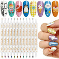 12 Colors Nail Art Pens Set - Metallic Color, 3D Nail Polish Pens Quick-Drying Acrylic Paint Markers For Nail Art Drawing Painting Nail Point Dotting Liner Pen, Nail Design Kit Manicure Salon DIY