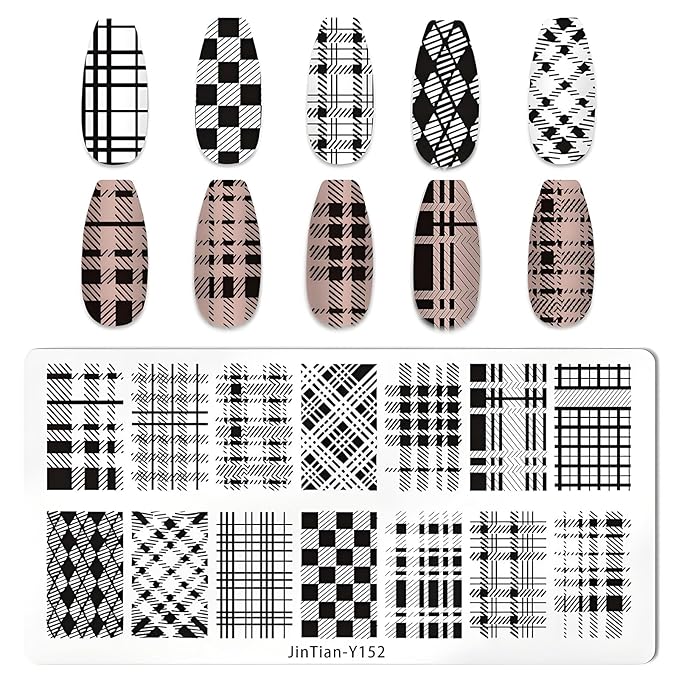 7pc Nail Stamping Plate Kit Flower Butterfly Nails Stamp Plate Lace Animal Nail Art Template Stencil Fingernail Polish Stamps Plates Set Silicone Stamper Scraper French Nails Design Tools