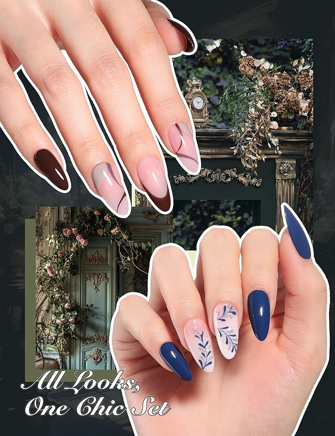 Beetles Spring Gel Polish Set - Spring Fantasy Collection, 35PCS HEMA-Free 10ml Soak Off UV LED Gel Nail Kit, Berry Red Caramel Colors with Base Top Coat & Cuticle Oil Valentines Gift