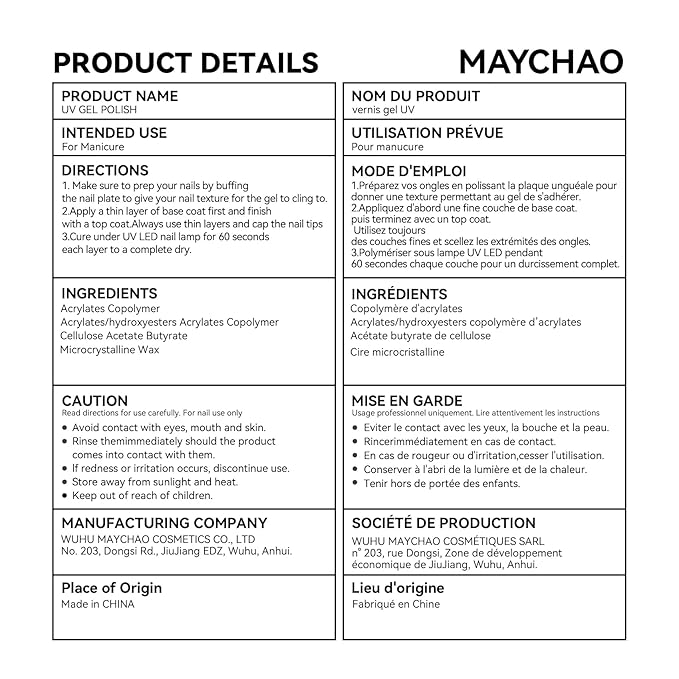MAYCHAO Jelly Gel Nail Polish -15ML Apricot Jelly Gel Polish Soak Off UV LED Sheer Apricot Nail Polish for DIY Manicure Home Salon Nail Art, 0.5 OZ