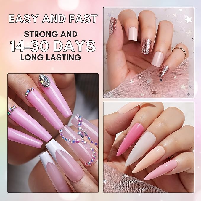 Makartt Super Strong Nail Glue for Press Ons: 100PCS Bulk Long Lasting Professional Adhesive for Fake Nail Tips,Strong, Quick Air Dry Glue 0.07oz Supplies for Salon Manicure Supplies and Home DIY Use