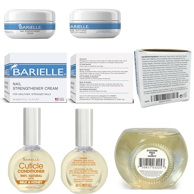 Barielle Miracle Nail Fixers Collection: 4-PC Nail Strengthening, Cuticle Care & Nail Treatment Collection