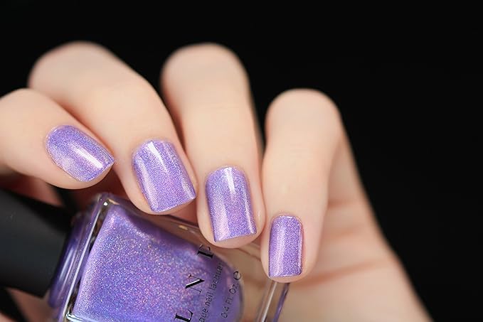 ILNP Charmingly Purple - Bright Purple Holographic Nail Polish