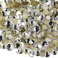 Genie Crystal 4,5,6.4 mm Mixed Size Flatback Rhinestones 80 Grams, ss16,ss20,ss30 Crystal Rhinestone for Tumbler, Shoes, Nail Art, Dance Costumes, DIY Bling Crafts