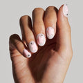 Nail Art Press-Ons | Star Candy, Extra Short Oval Nails, Reusable, Salon Quality Fall Nails | 16 sizes - 32 Nails Kit with Super-hold Nail Glue and Sticky Tabs