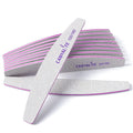 Canvalite 10 PCS Nail File Professional Nail Files Reusable Double Sided Emery Board(100/180 Grit) Nail Styling Tools for Home and Salon Use Christmas Gifts for Women