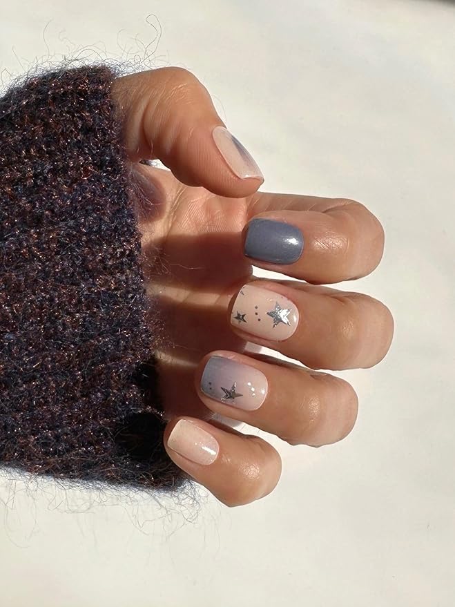 Semi Cured Gel Nail Strips (Stargazer)