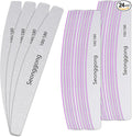 24 PCS Nail File 100/180 Grit Nail Files for Women Double Sided Emery Board Fingernail Shaping Manicure Pedicure Tools for Natural Nails Nail Supplies Salon and Home Use