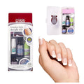 KISS Complete Salon Acrylic Fake Nails Manicure Kit, Acrylic Liquid, Acrylic Primer, Acrylic Powder Clear, Maximum Speed Nail Glue, Masking Formula, & 60 Long Length Bubble Free Acrylic Nails