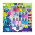 Disney Stitch 15 Piece Water-Based Nail Art Activity Makeup Set, Includes Nail Polish, Nail Brush and Nail Files, For Parties, Sleepovers and Makeovers, Ages 6+, by Townley Girl