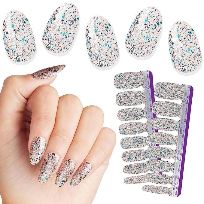 Color Street Jewelry Box Glitter Nail Strips