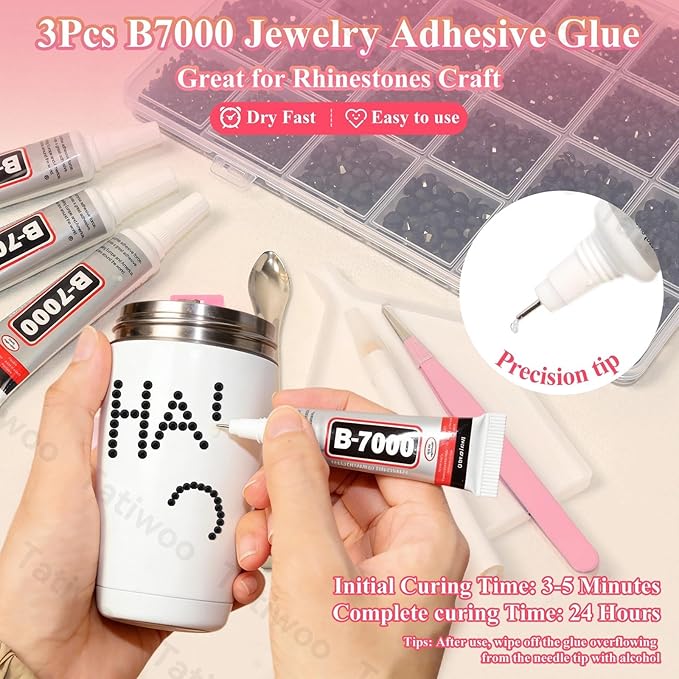 20000Pcs Black Flatback Jelly Resin Rhinestones for Bedazzling, Mix Sizes Crystal Rhinestones Gems, Black Gems Bedazzling for Crafting, Flatback Rhinestone for DIY Face Makeup Crafts Tumblers