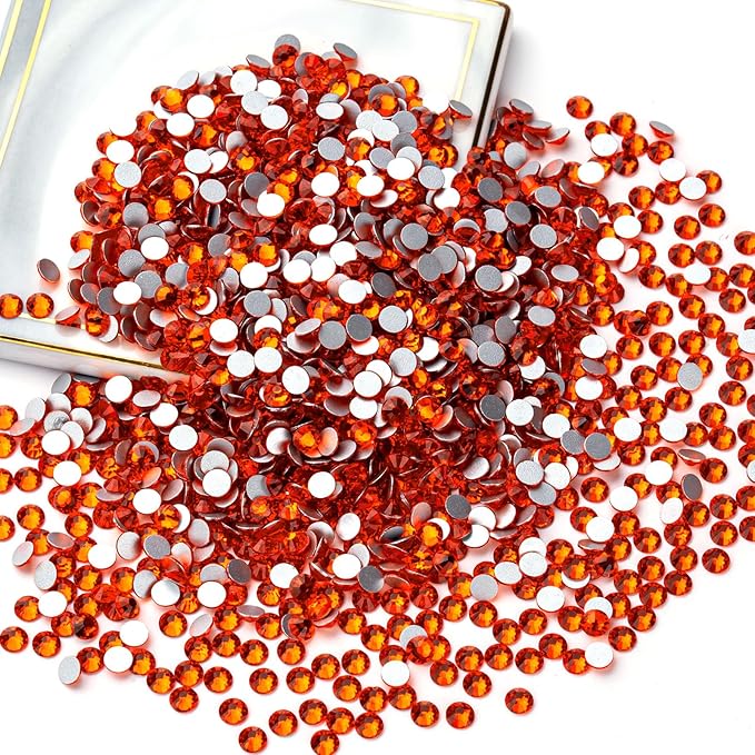 Flatback Rhinestones Bulk, 14400PCS Hyacinth Rhinestones for Clothes DIY Decoration Crafts, Hyacinth, SS10, 2.7-2.9mm
