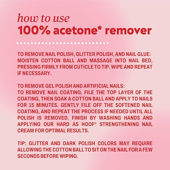 Onyx Professional 100% Pure Acetone Nail Polish Remover Kit with 7 inch Nail File, 8 fl oz - Made in USA, Maximum-Strength Gel Polish Remover, Artificial & Glitter Nail Polish
