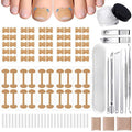 201 Pcs Ingrown Toenail Corrector Kit with Breathable Correction Strips, Curved Nail Patches, Toenail Lifter Tools, Complete Home Pedicure Set for Daily Nail Grooming & Nail Shaping
