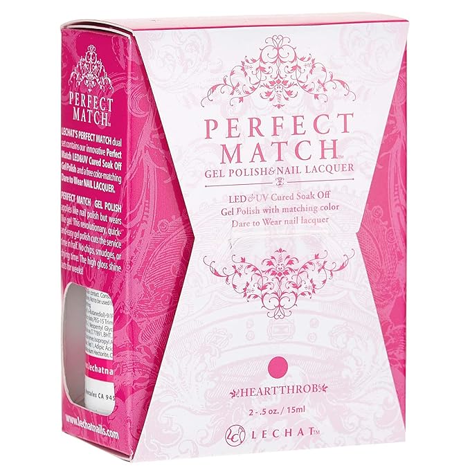 LeChat Perfect Match Gel Polish, Heartthrob, 0.5 fluid_ounces (PMS200)