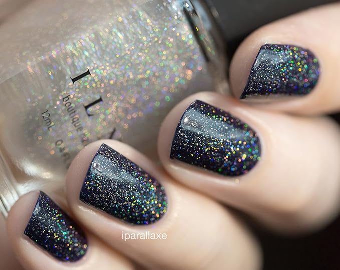 ILNP My Private Rainbow (X) - Holographic Nail Polish Top Coat