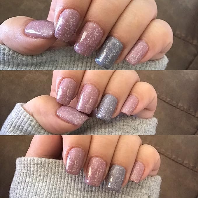 AIMEILI Gel Nail Polish, Hema Free, Soak Off U V LED Nude Color Nail Art Manicure for Women, Set Of 4pcs X 10ml - Kit Set 18