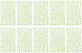 PATIKIL 2090 Pcs Acrylic Gem Sticker, 4 Size 3/4/5/6mm Self Adhesive Rhinestones Face Gem Stones Bling Jewelry for Nail Art Craft Clothes DIY Makeup Decoration Party, Grass Green