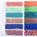 3D Nail Art Caviar Beads Micro Pixie Rhinestones Nail Art Decoration Mini Acrylic Beads Nails Accessories 6 Colors