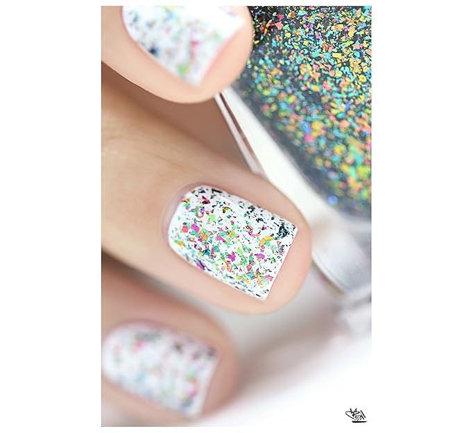 ILNP Ferris Wheel - Green, Gold, Blue, Red, Purple, Pink Ultra Chrome Flakie Nail Polish
