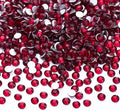 Siam Flatback Rhinestones, Glass Rhinestones for Nail Art and Craft, Glue Fix, Loose Crystal Gemstones(Siam, SS4, 2880pcs, 1.5-1.7mm)