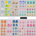 Colorful Kid Nail Stickers Full Nail Wraps for Kids Girls Self Adhesive Nail Strips for Nail Art Decoration Fun Including Rainbow Cat Rabbit Flower Strawberry Heart Sun for Age 8 and Older (10 Sheets)