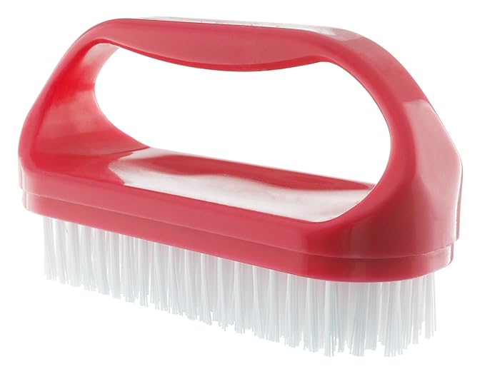 Konex Perfect-Grip Large Hand and Fingernail Brush. Hand Scrub Brush and Under Nail Cleaner. Best in Class Grip Finger Nail Brush to Clean Under Nails 4" X 2-1/4" X 1-1/2" (Pack of 3)