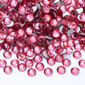 Rose Flatback Rhinestones, Glass Rhinestones for Nail Art and Craft, Glue Fix, Loose Crystal Gemstones(Rose, SS30, 576pcs, 6.4-6.6mm)