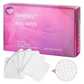 Beetles Pro 600-Pcs Lint Free Nail Wipes – Professional Soft Cleaning Wipes Nail Polish Remover Pads Non-Woven Fabric Nails Cleaning Pads for Nails Care, Gel Polish – Salon Quality Manicure Tool